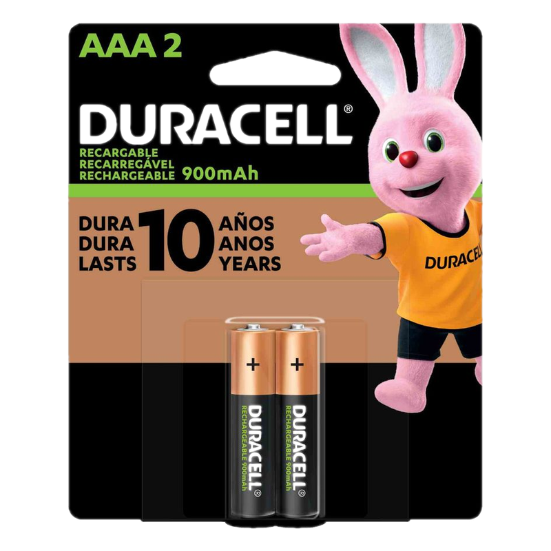 Pila Recargable Aaa Duracell 2 Unidades
