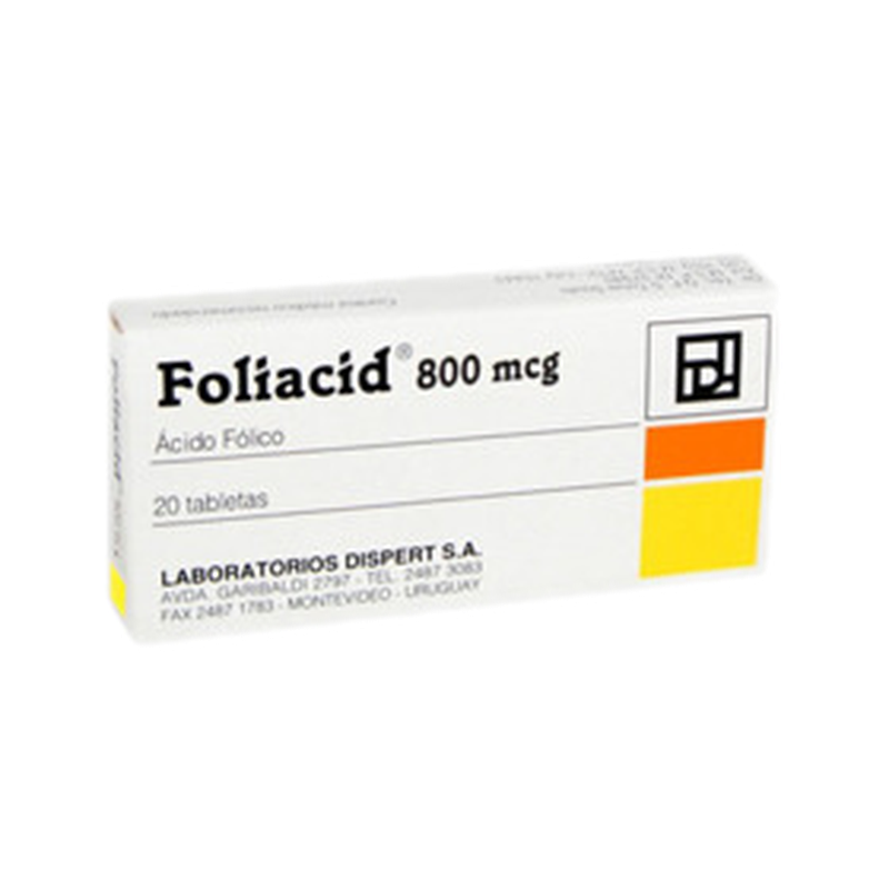 Foliacid 0.8 0,8 Mg [20 Comp.]