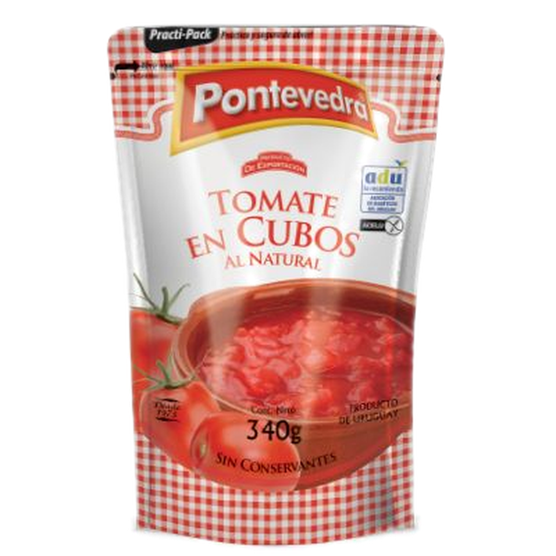 Pulpa De Tomate Triturada Pontevedra Doypack 340 G.