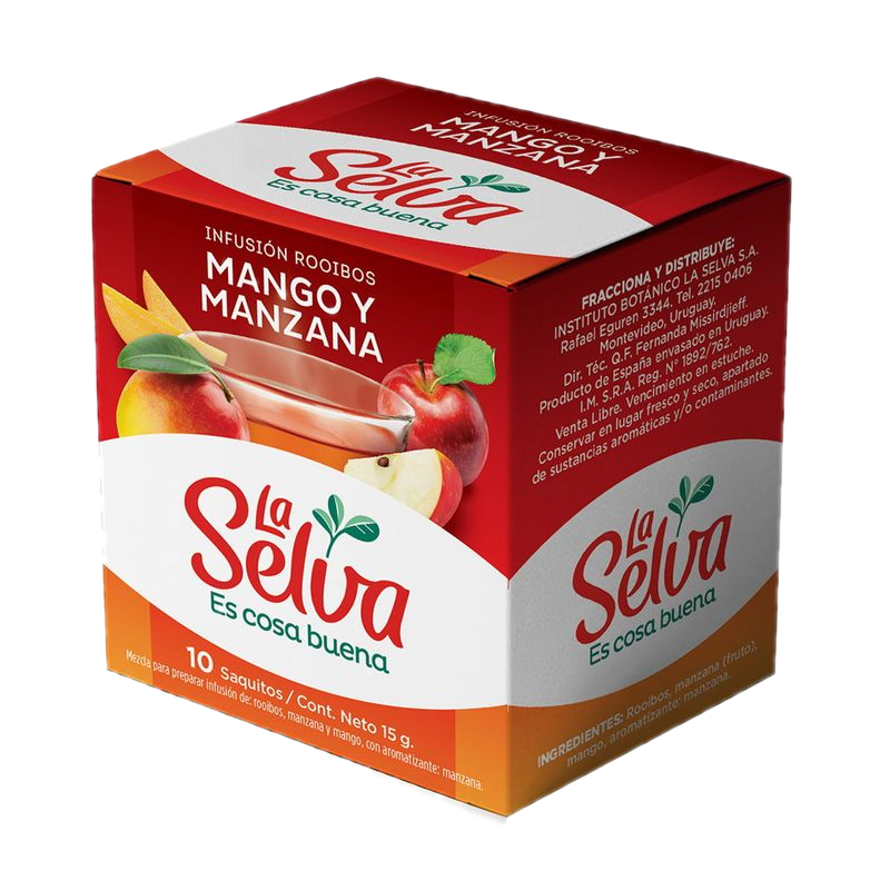 Té La Selva Mango Y Manzana 10 Sobres