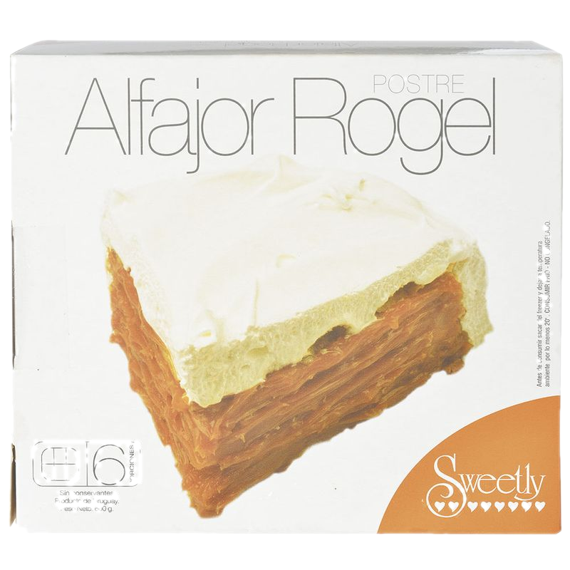 Torta Alfajor Rogel Sweetly 600 G