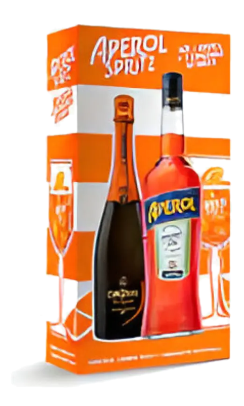 Estuche Aperol 750 Ml + Cinzano To Spritz 750 Ml