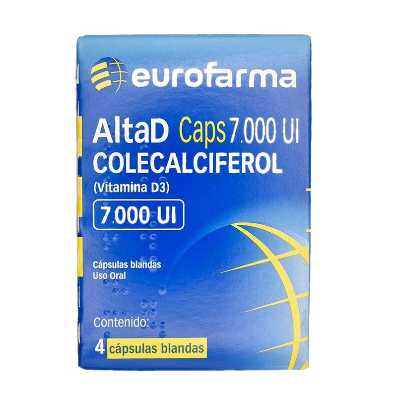 Altad 7000 Ui 4 Cápsulas Blandas