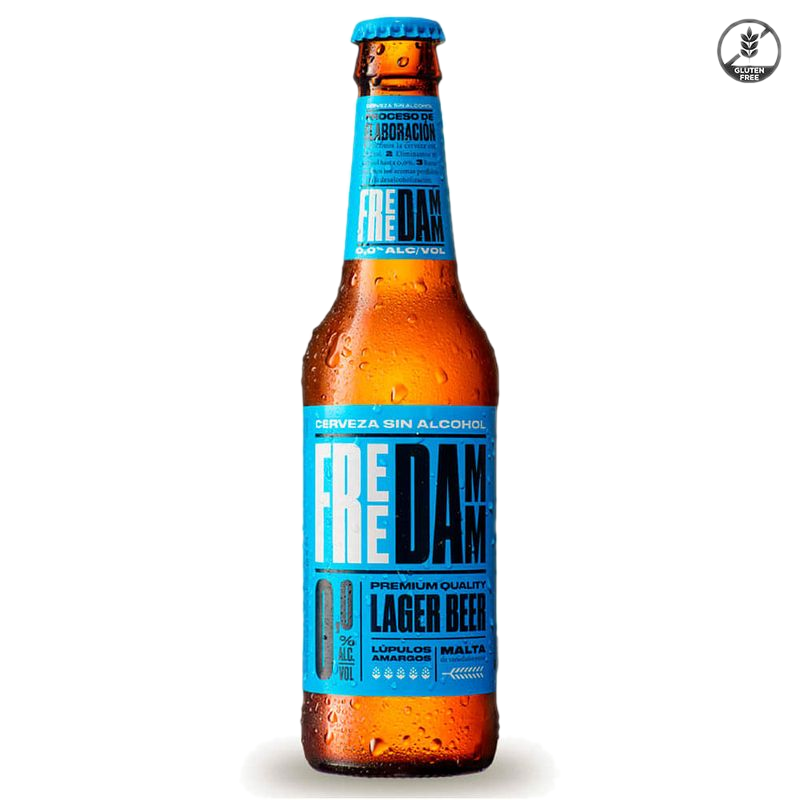 Cerveza Free Damm 0.0 Sin Gluten 330 Ml