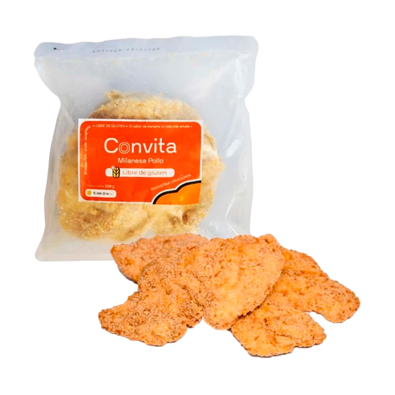Milanesas Convita Pollo 320 G Sin Gluten