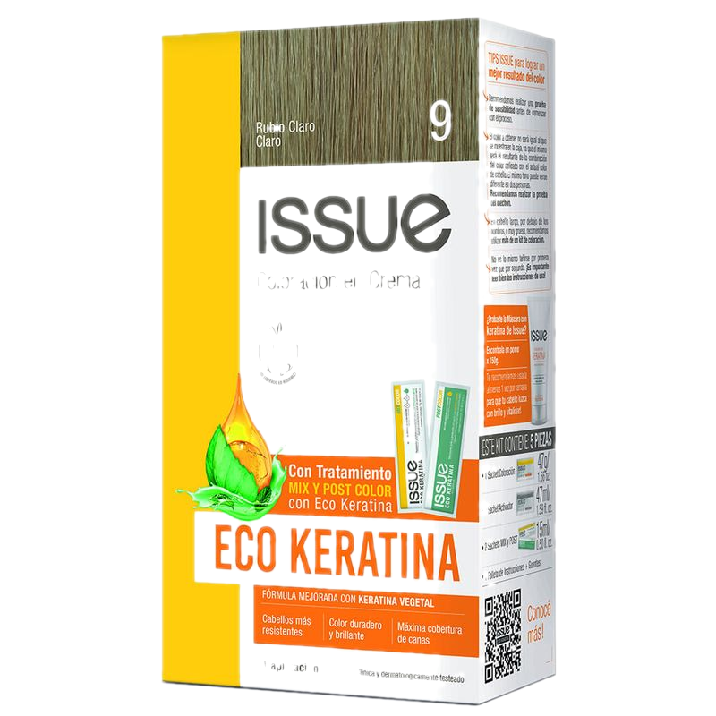 Coloración Issue Kit Keratina N° 9