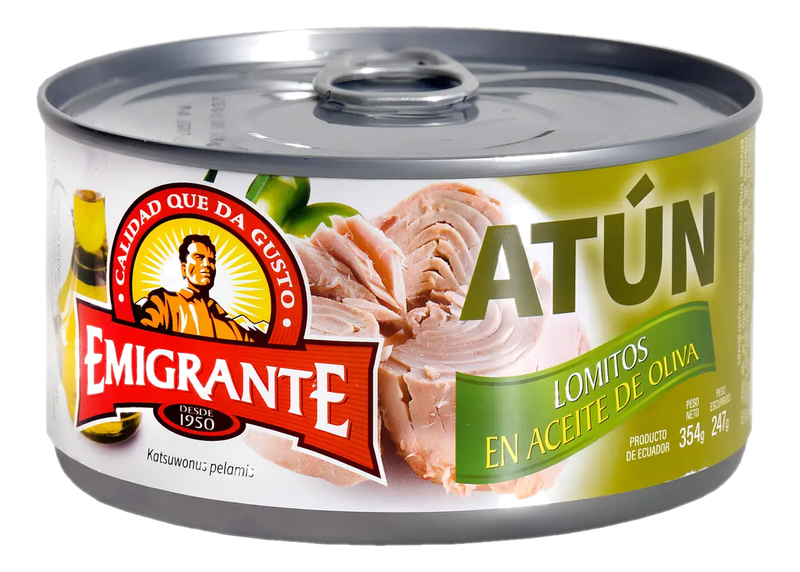 Atún Lomitos En Aceite De Oliva Emigrante 354 G