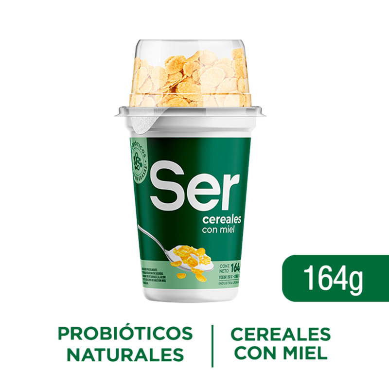 Yogur Ser Natural 166 G Con Cereales Y Miel