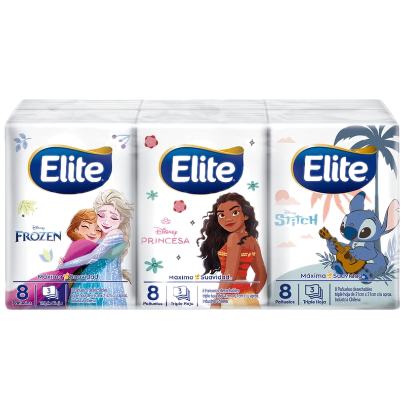 Pañuelo Elite Diseño Pocket 6 Unidades