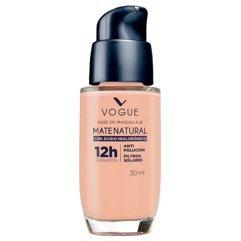 Base Vogue Mate Con Ácido Hialurónico Trigo 30 Ml