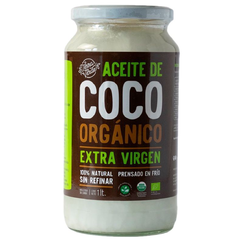 Aceite De Coco Orgánico Terra Verde 1 L