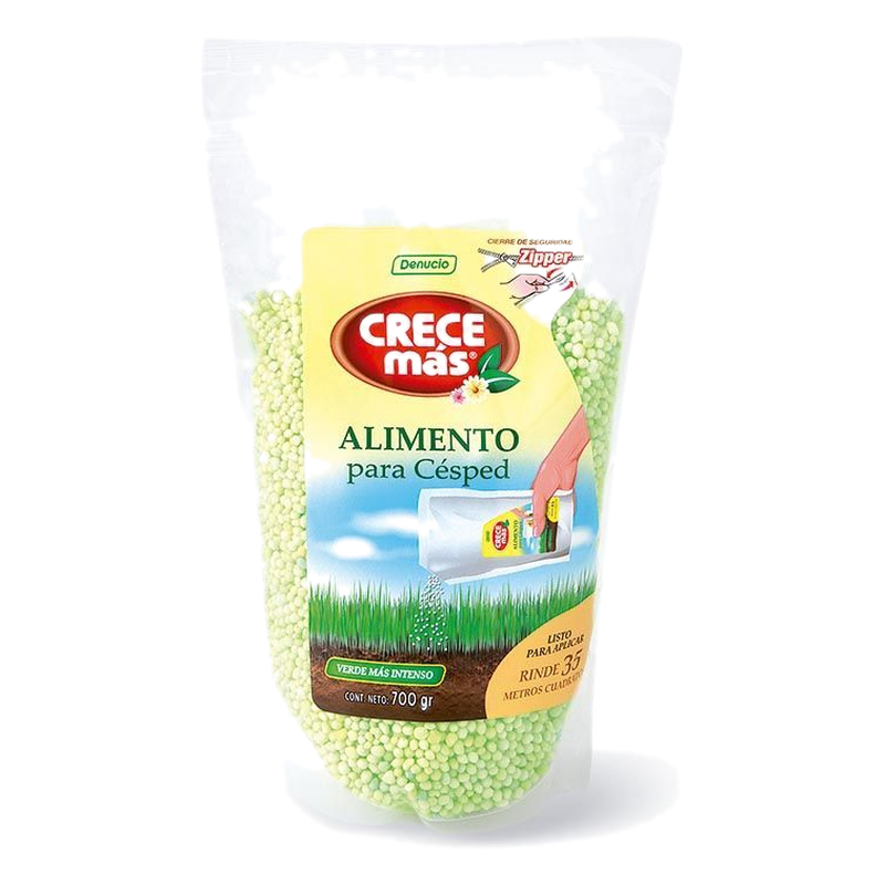 Alimento Para Cesped Granulado Denucio Crece Más 700 G