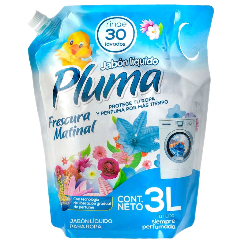 Deter Líquido Para Ropa Pluma 3 L