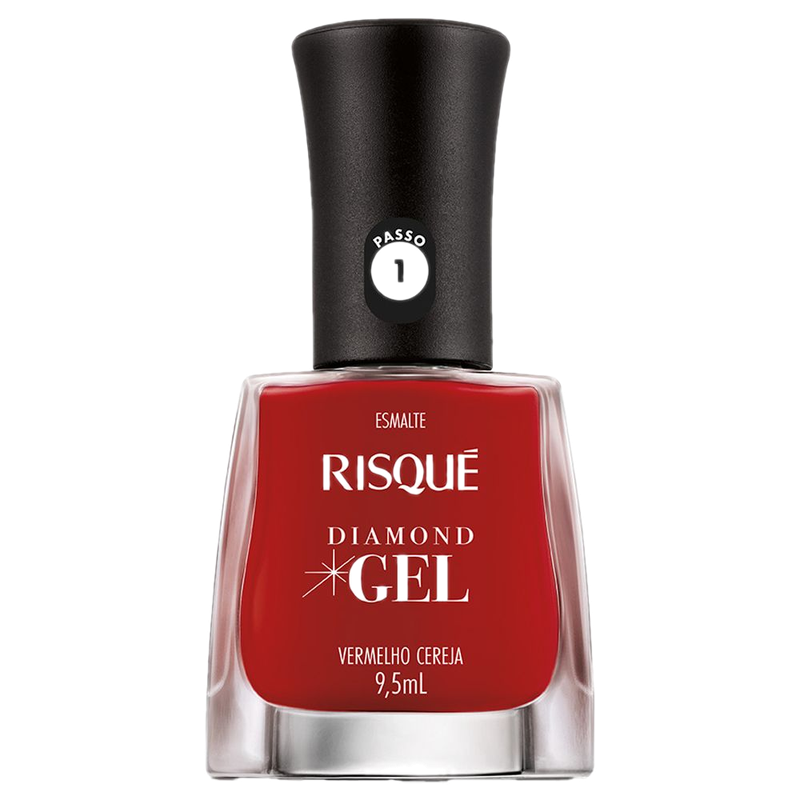 Esmalte Risqué Efecto Gel Vermelho Cereja 9.5 Ml
