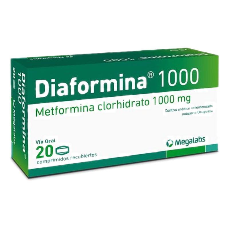 Diaformina 1000 Mg X 20 Comprimidos