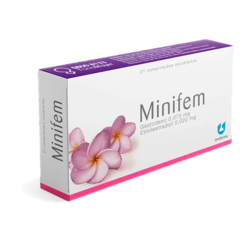 Minifem 0.075+0.02mg 21 Unidades