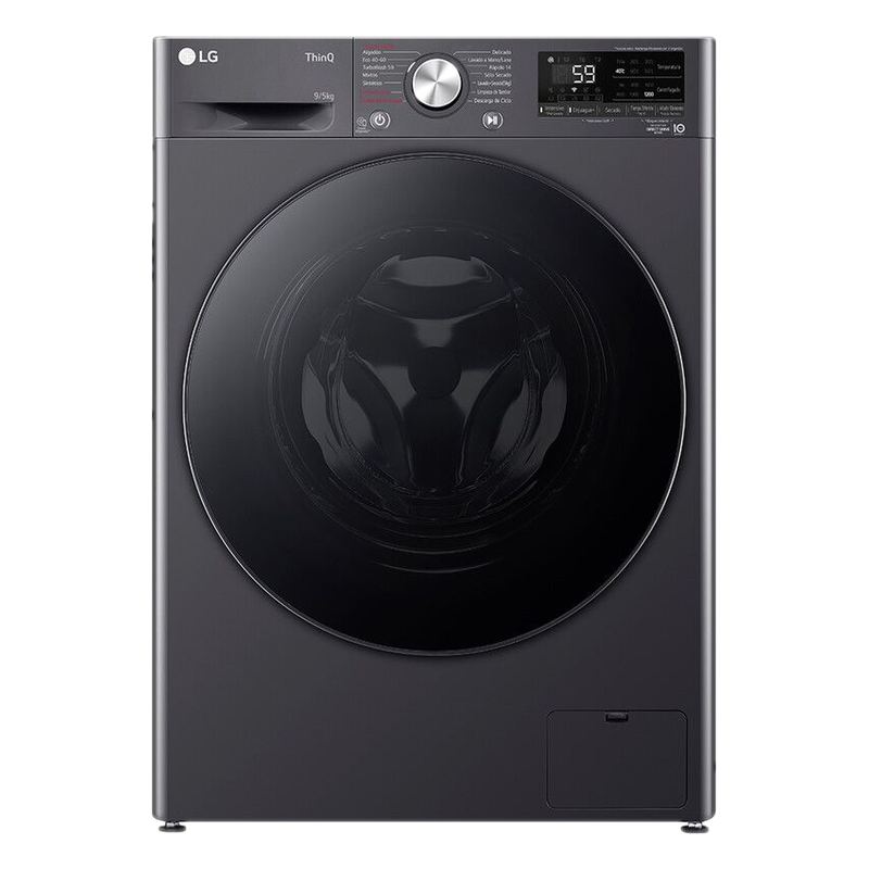 Lavasecarropas Lg 9 Kg Carga Frontal Inverter Wd9mvc4s6