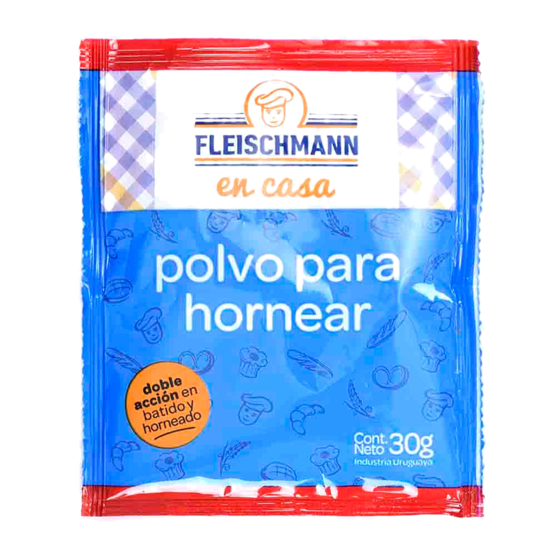Polvo Para Hornear Fleischmann 30 G