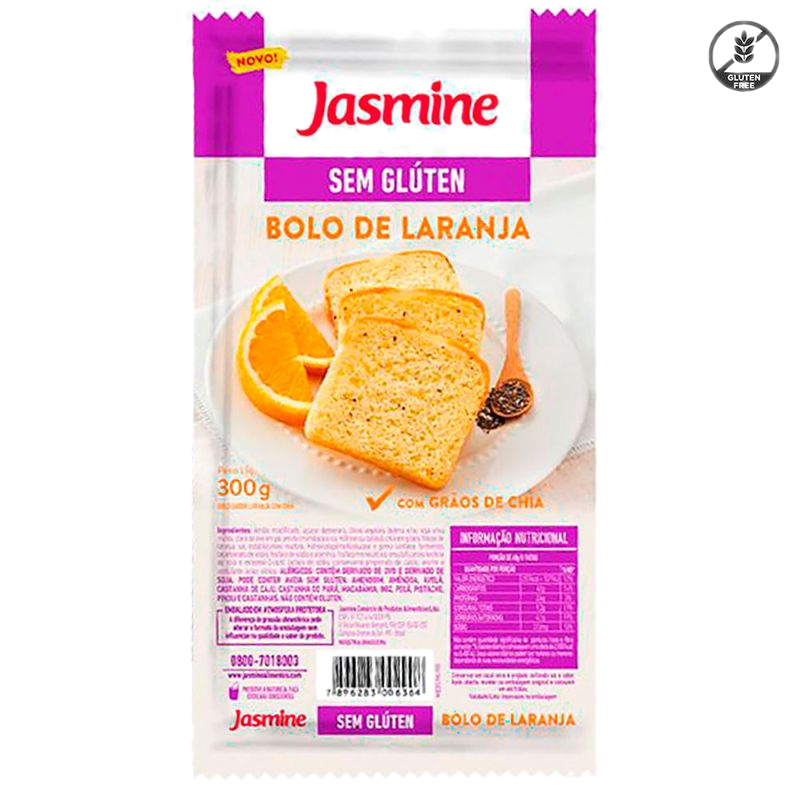 Budín De Naranja Jasmine Sin Gluten 350 G