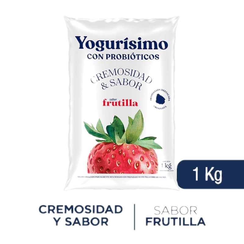 Yogur Yogurísimo Selección Frutilla 1 Kg