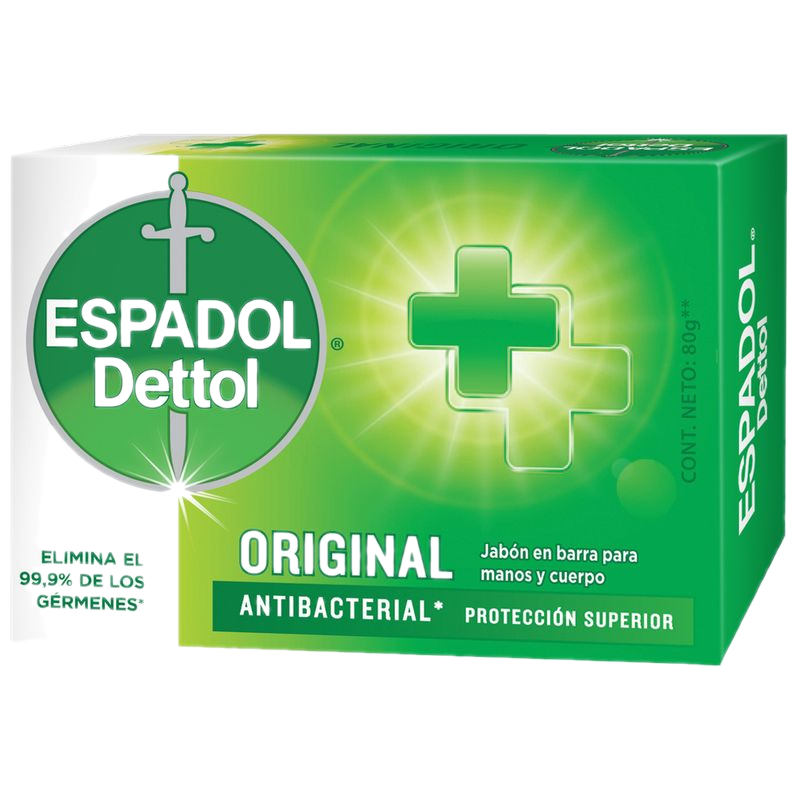 Jabón Espadol Antibacterial Original 80 G