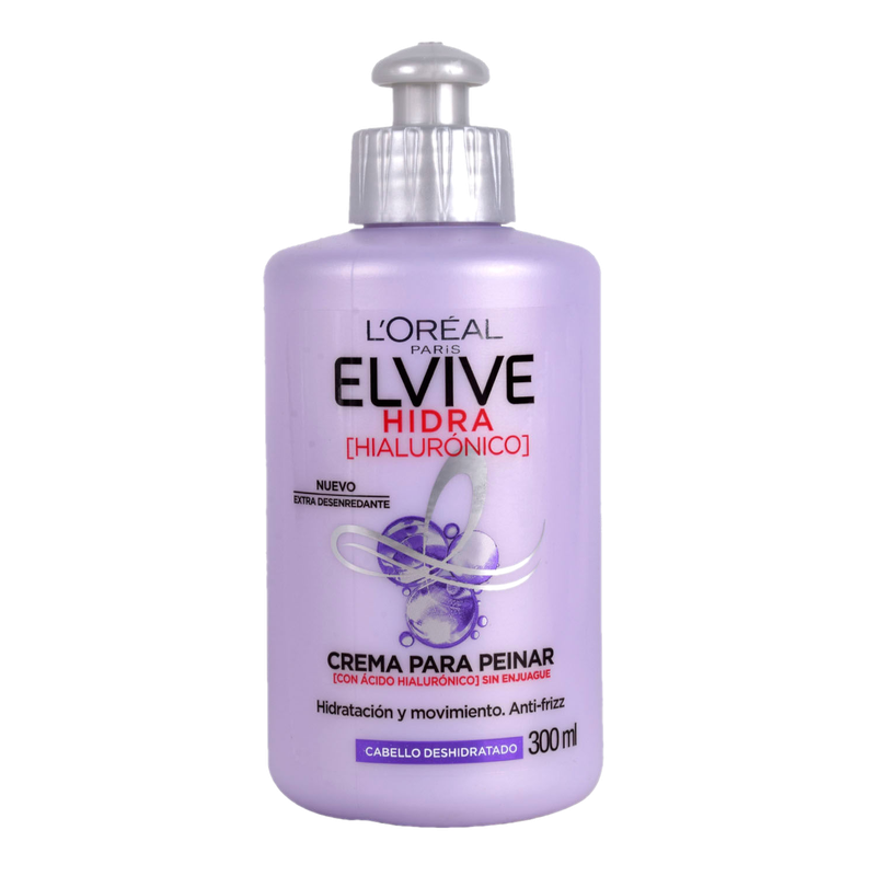 Crema De Peinar Elvive Hidra Hialuronico 300 Ml