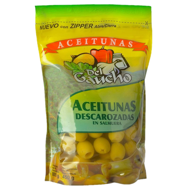 Aceitunas Verdes Del Gaucho Sin Carozo 450 G