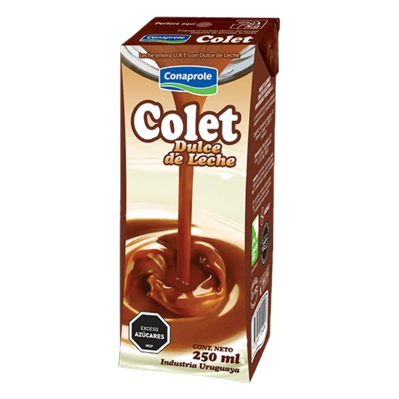 Colet Sabor Dulce De Leche 250 Ml