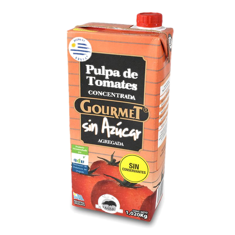 Pulpa De Tomate Gourmet Sin Azúcar 1.02 G