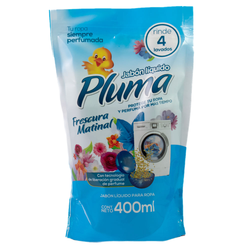 Detergente Líquido Pluma 400 Ml