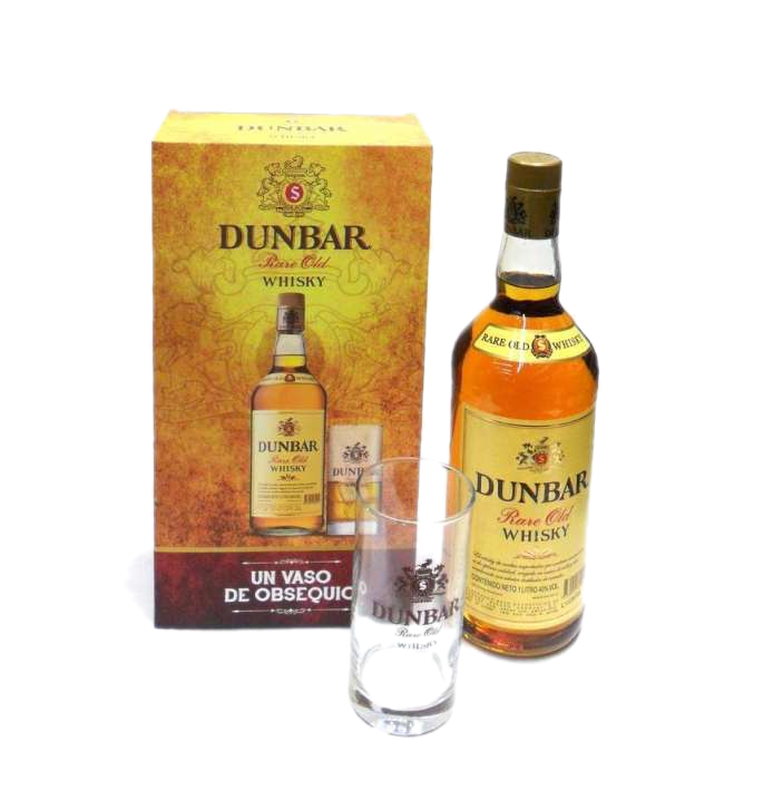 Whisky Dunbar 1 L+vaso