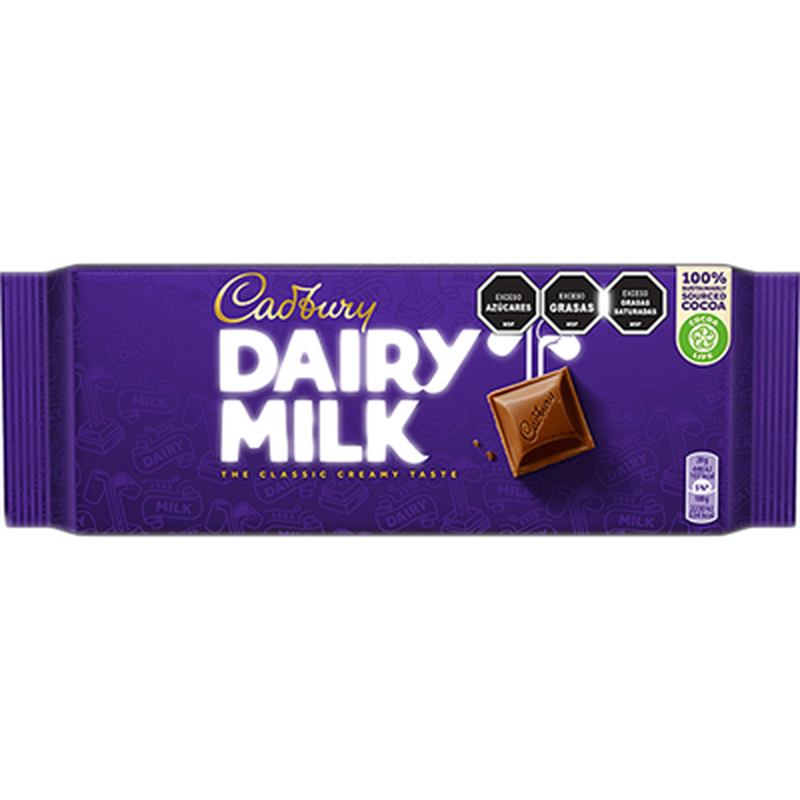 Chocolate Con Leche Cadbury Dairy Milk 180 G