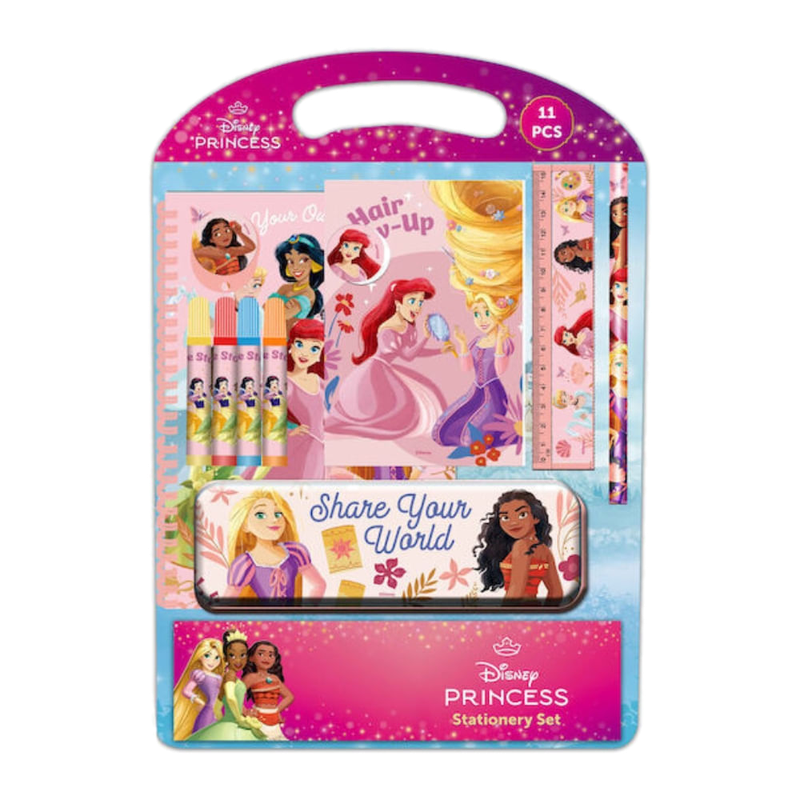 Set Escritura Royal Princesas 11 Pcs