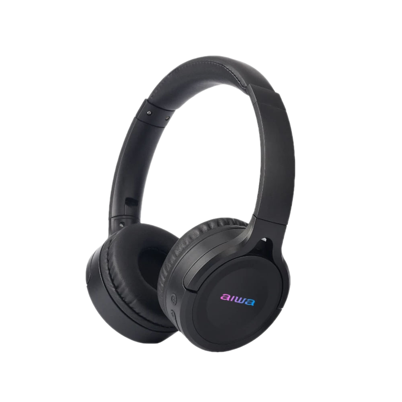 Auriculares Inalámbricos Aiwa Con Bluetooth Aw17 Negro