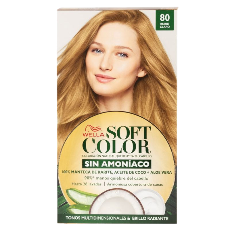 Coloracion Soft Rubio Claro 80