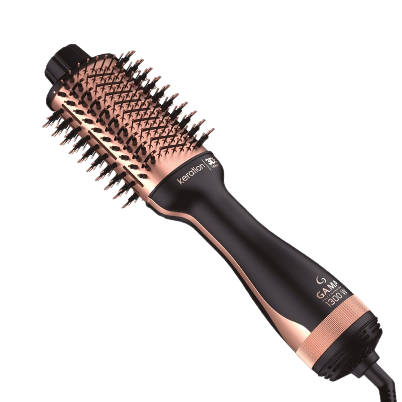 Cepillo Secador Ga.ma Stylish Brush Ion Plus Keration 3d 1300 W