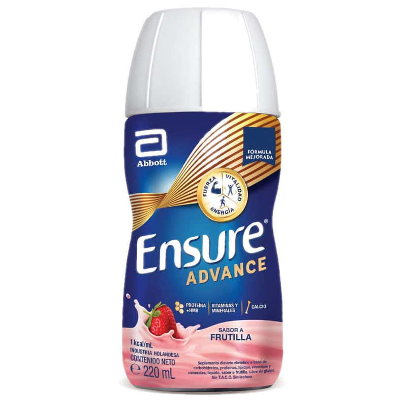 Complemento Ensure Advance Frutilla 220 Ml