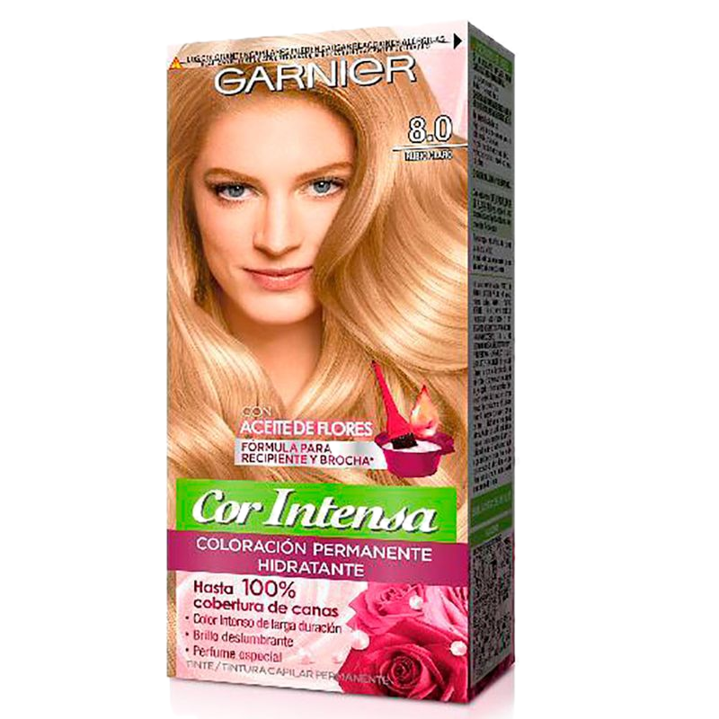 Coloración Nutrisse Cor Intensa Rubio Claro 8.0