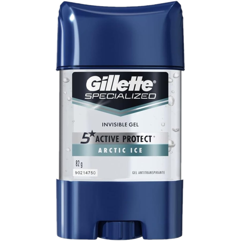 Antitranspirante En Gel Gillette Clear Men Artic Ice 82 G
