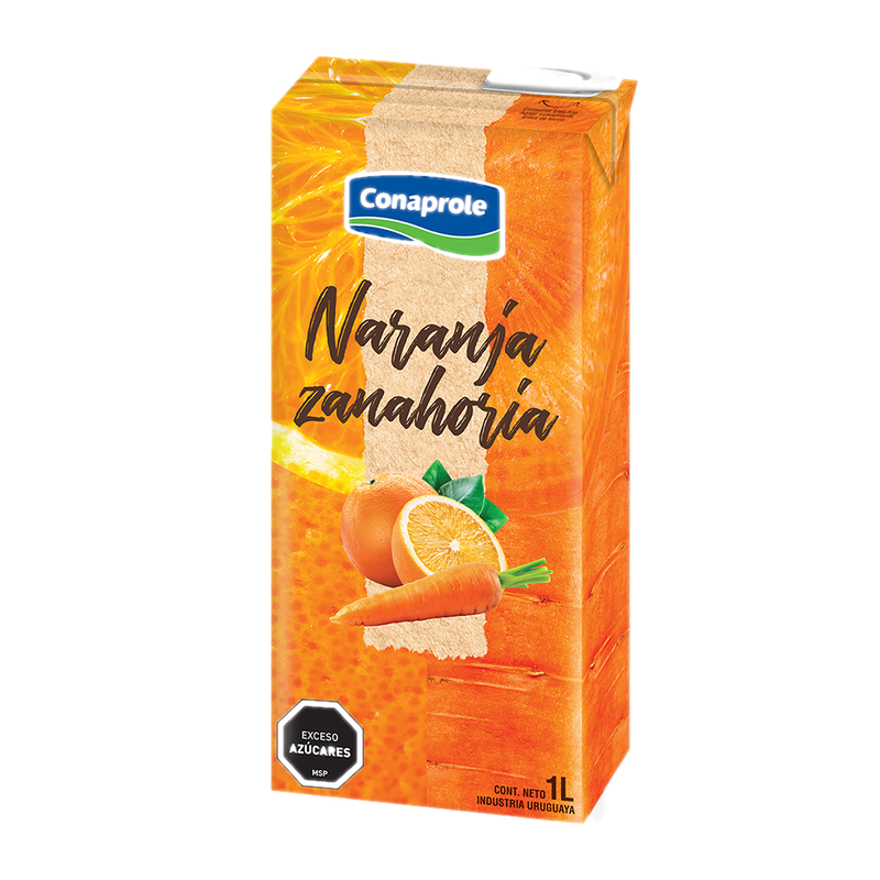 Jugo De Naranja Y Zanahoria Conaprole 1 L