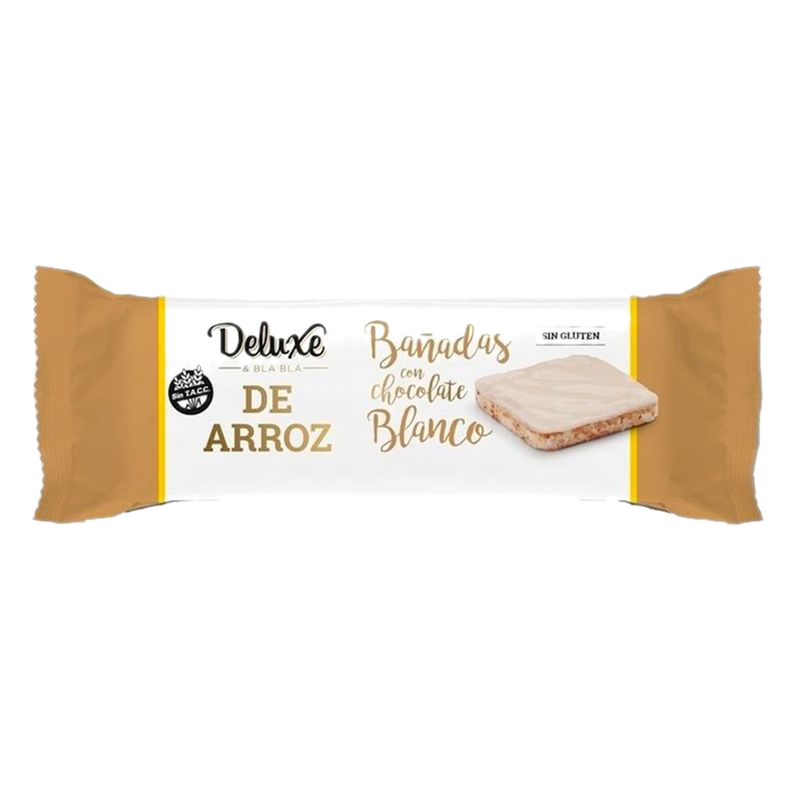 Galletas De Arroz Deluxe Bañadas Chocolate Blanco 115 G