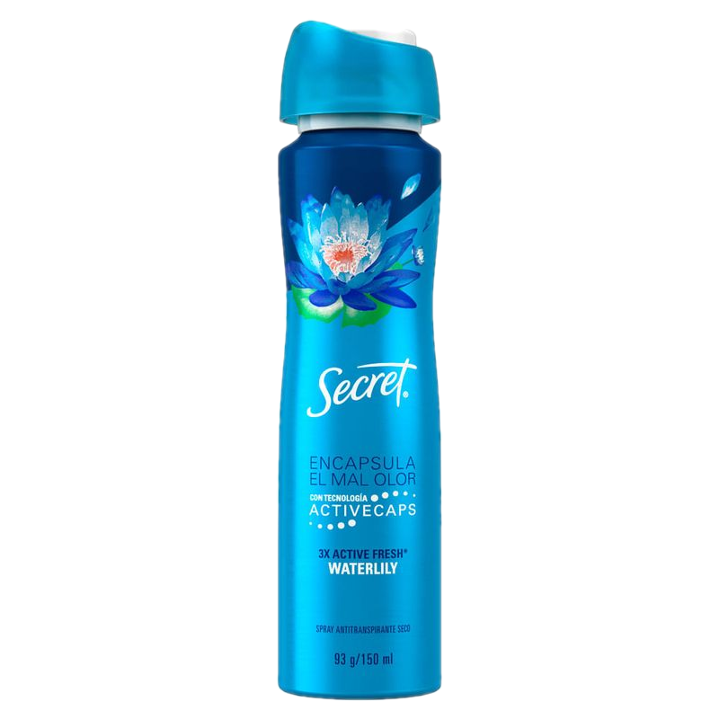 Desodorante Secret Aerosol Ap Waterlily 150 Ml