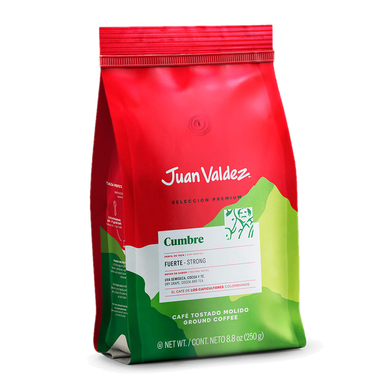 Café Molido Juan Valdez Cumbre Fuerte 250 G