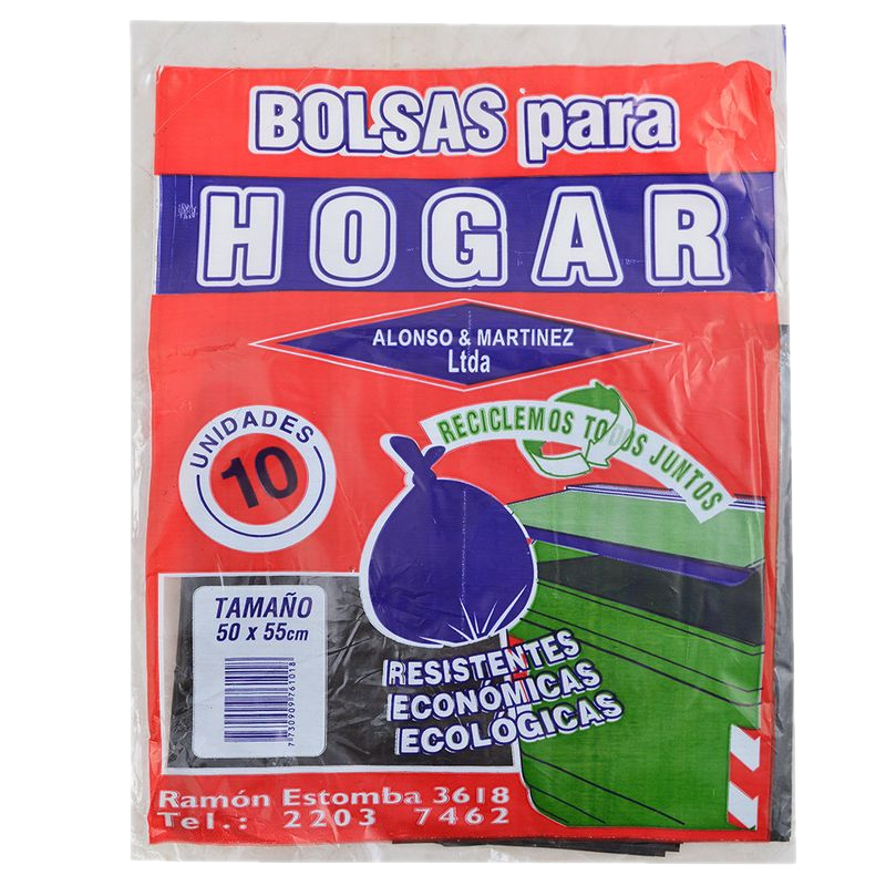 Bolsa Residuo Familiar Alonso & Martinez 10 Unidades