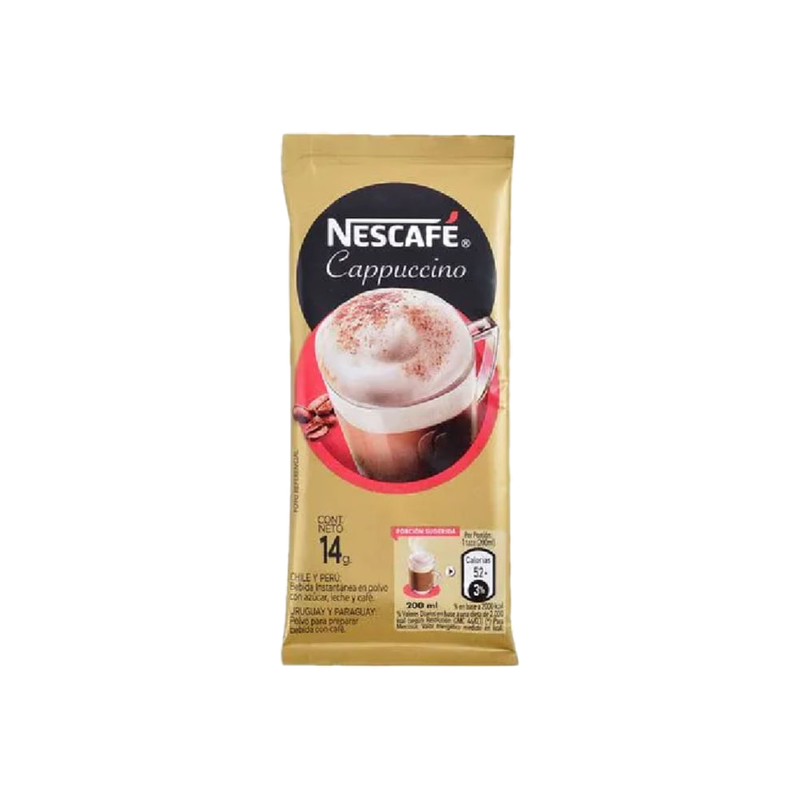Café Capuccino Nescafé Clásico 14 G