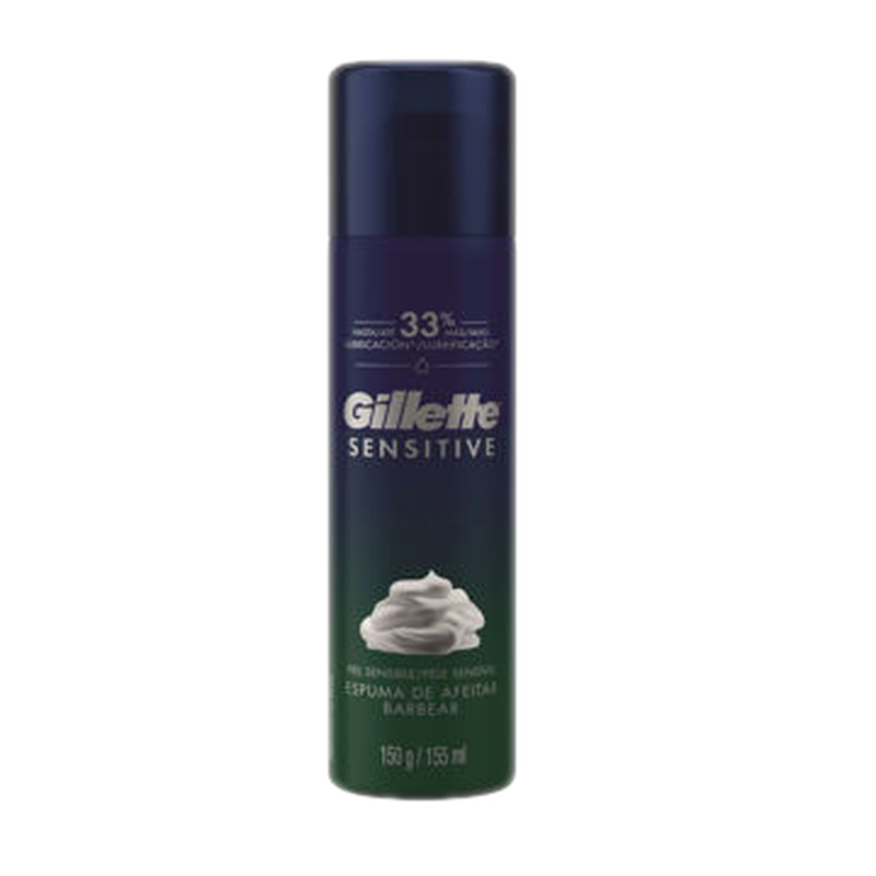Gillette Espuma De Afeitar Sensitive 150 G