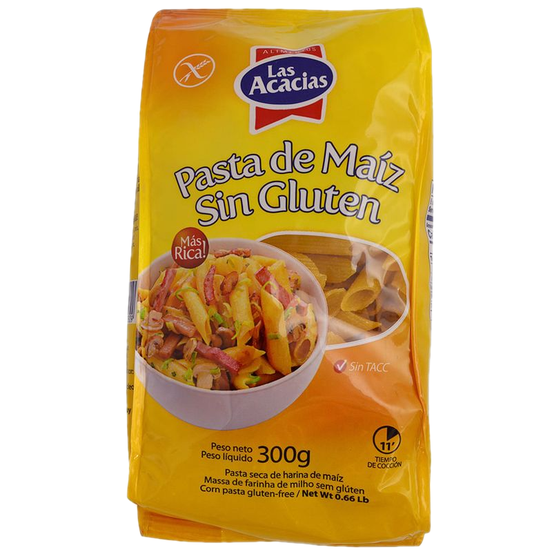 Pasta De Maíz Penne Rigate Las Acacias 300 G