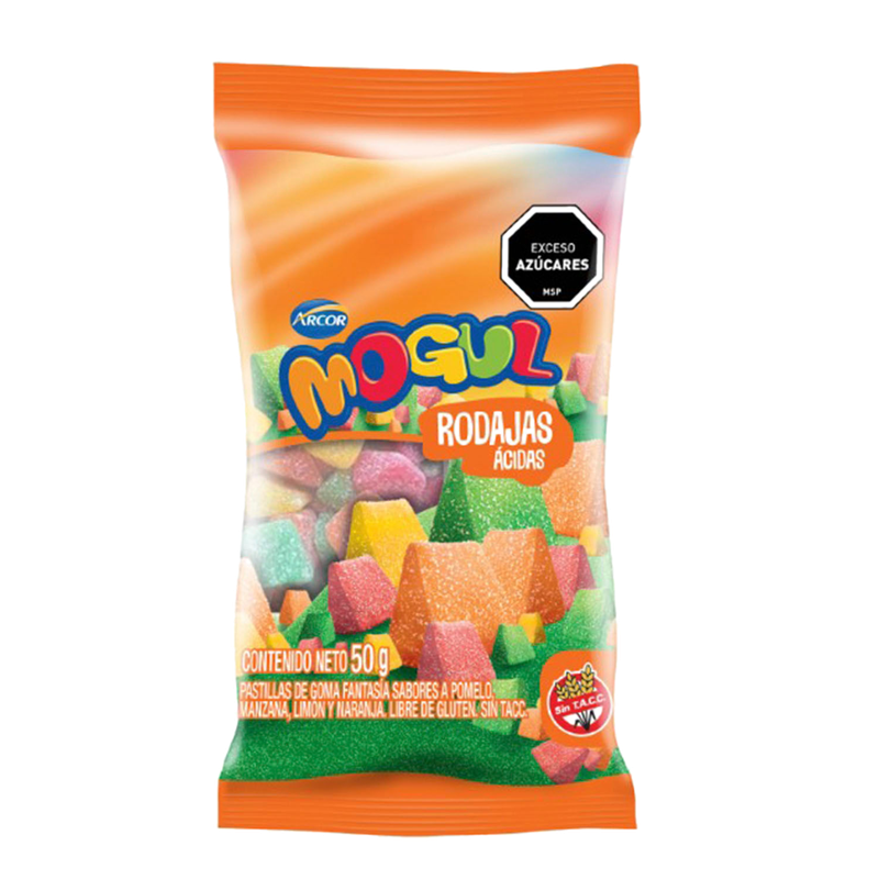 Gomitas Mogul Rodajas Acidas 50 G