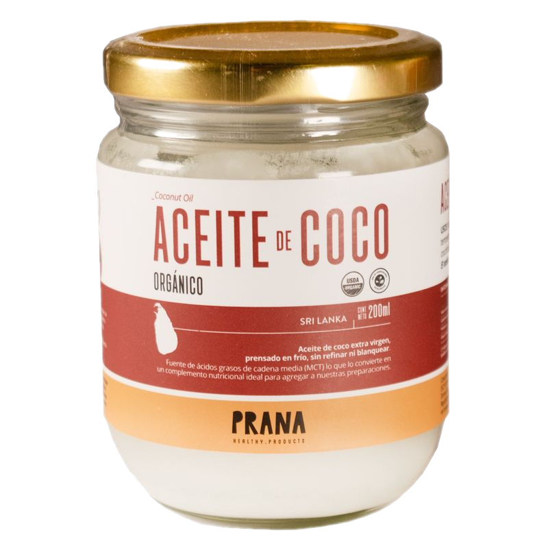 Aceite De Coco Orgánico Prana 200 Ml