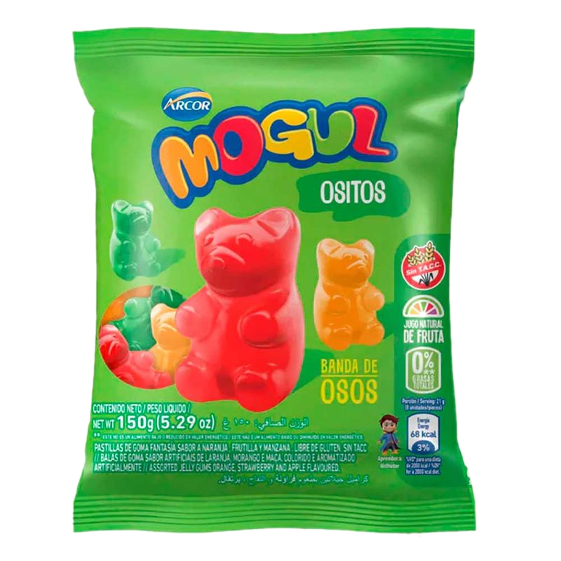 Gomas Arcor Mogul Ositos 150 G